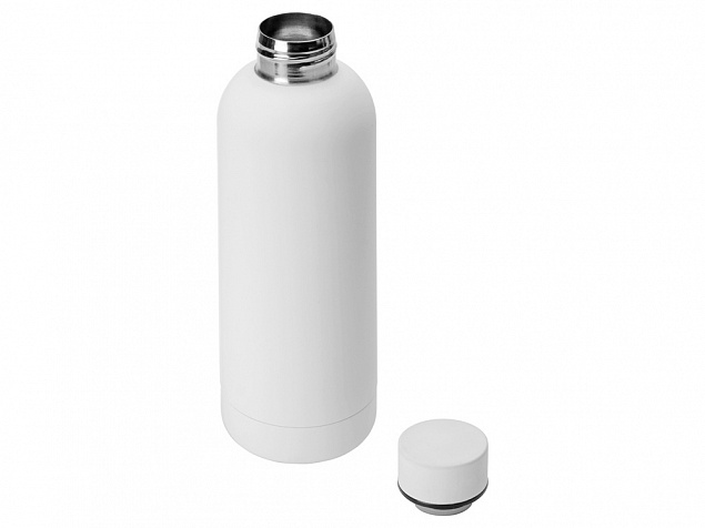 Вакуумная термобутылка с медной изоляцией  «Cask», soft-touch, 500 мл с логотипом в Волгограде заказать по выгодной цене в кибермаркете AvroraStore
