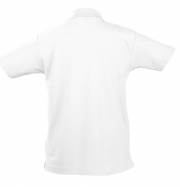 Рубашка поло детская Summer II Kids 170, белая с логотипом в Волгограде заказать по выгодной цене в кибермаркете AvroraStore