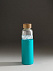 Бутылка для воды Dakar, прозрачная с бирюзовым с логотипом в Волгограде заказать по выгодной цене в кибермаркете AvroraStore