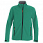 Куртка софтшелл мужская TRIAL, зеленая с логотипом в Волгограде заказать по выгодной цене в кибермаркете AvroraStore