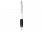 Ручка шариковая Nash, белый/черный, черные чернила с логотипом в Волгограде заказать по выгодной цене в кибермаркете AvroraStore