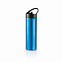 Спортивная бутылка для воды с трубочкой, 500 мл, синий с логотипом в Волгограде заказать по выгодной цене в кибермаркете AvroraStore