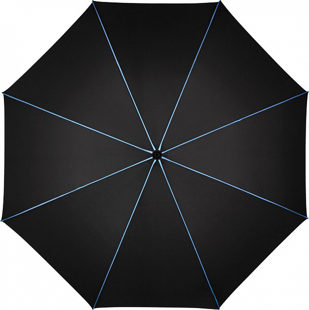 Зонт-трость Seam, голубой с логотипом в Волгограде заказать по выгодной цене в кибермаркете AvroraStore