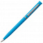 Ручка шариковая Euro Chrome, голубая с логотипом в Волгограде заказать по выгодной цене в кибермаркете AvroraStore
