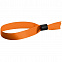 Несъемный браслет Seccur, оранжевый с логотипом в Волгограде заказать по выгодной цене в кибермаркете AvroraStore