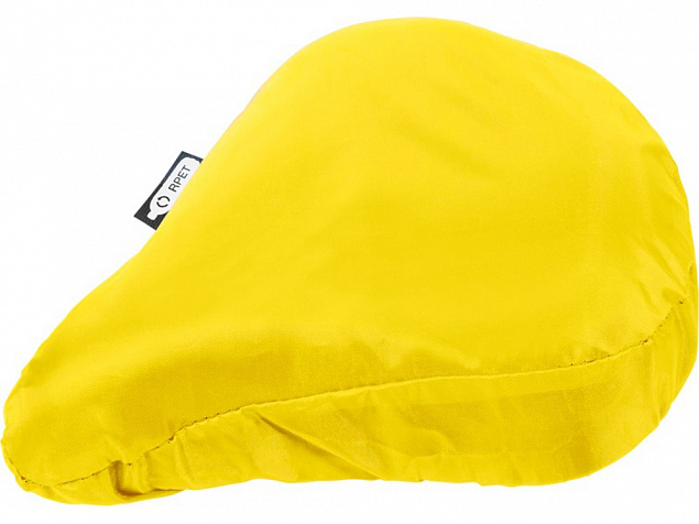 Водонепроницаемый чехол для велосипедного седла из переработанного ПЭТ Jesse, желтый с логотипом в Волгограде заказать по выгодной цене в кибермаркете AvroraStore