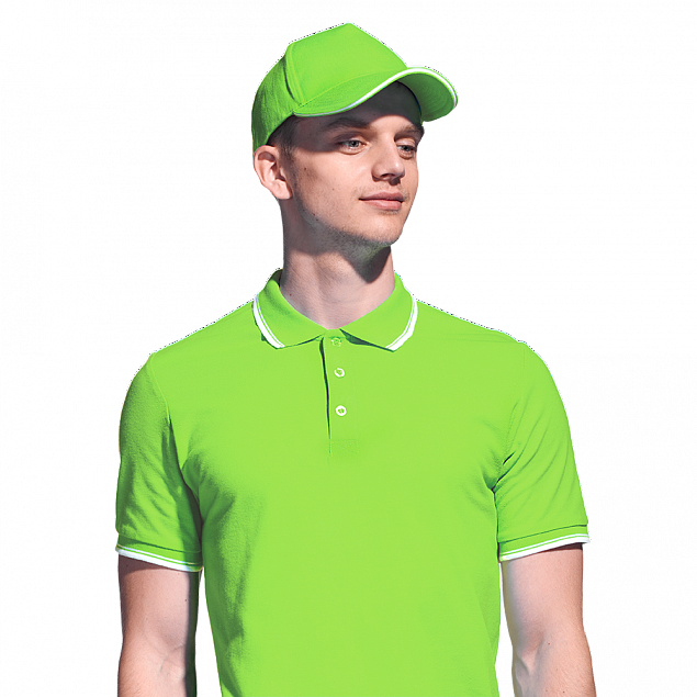 Бейсболка 11K Ярко-зелёный с логотипом в Волгограде заказать по выгодной цене в кибермаркете AvroraStore