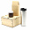 Подарочный набор Ирвин, черный (черный чай, мед с фундуком и какао) с логотипом в Волгограде заказать по выгодной цене в кибермаркете AvroraStore
