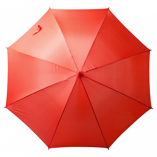 Зонт-трость Promo, красный с логотипом в Волгограде заказать по выгодной цене в кибермаркете AvroraStore