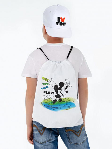 Рюкзак «Микки Маус. Plop», белый с логотипом в Волгограде заказать по выгодной цене в кибермаркете AvroraStore
