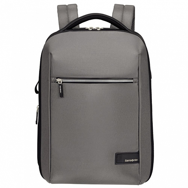 Рюкзак для ноутбука Litepoint S, серый с логотипом в Волгограде заказать по выгодной цене в кибермаркете AvroraStore