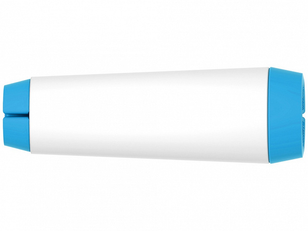 Держатель для кабеля Тwisti, голубой/белый с логотипом в Волгограде заказать по выгодной цене в кибермаркете AvroraStore