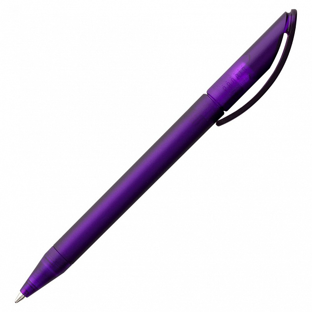 Ручка шариковая Prodir DS3 TFF, фиолетовая с логотипом в Волгограде заказать по выгодной цене в кибермаркете AvroraStore