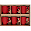 Набор кружек Good Morning c покрытием софт-тач, ярко-красный с логотипом в Волгограде заказать по выгодной цене в кибермаркете AvroraStore