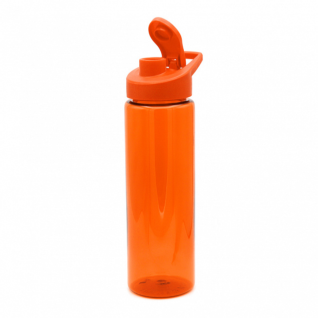 Пластиковая бутылка Ronny - Оранжевый OO с логотипом в Волгограде заказать по выгодной цене в кибермаркете AvroraStore