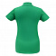 Рубашка поло женская ID.001 зеленая с логотипом в Волгограде заказать по выгодной цене в кибермаркете AvroraStore