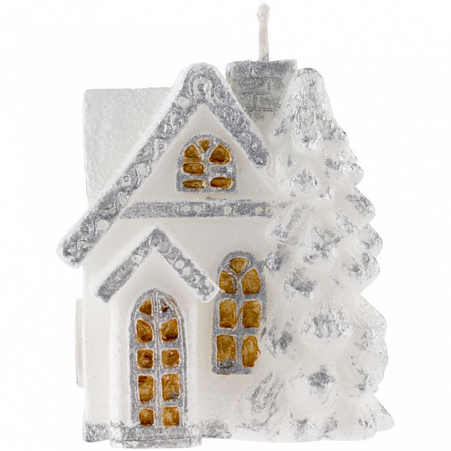 Свеча Christmas Twinkle, домик с логотипом в Волгограде заказать по выгодной цене в кибермаркете AvroraStore