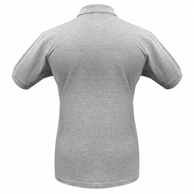 Рубашка поло Heavymill серый меланж с логотипом в Волгограде заказать по выгодной цене в кибермаркете AvroraStore