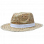 Шляпа Daydream, бежевая с белой лентой с логотипом в Волгограде заказать по выгодной цене в кибермаркете AvroraStore