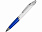 Ручка шариковая Призма белая/синяя с логотипом в Волгограде заказать по выгодной цене в кибермаркете AvroraStore