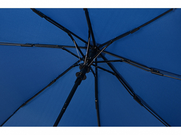 Зонт-полуавтомат складной Marvy с проявляющимся рисунком, синий с логотипом в Волгограде заказать по выгодной цене в кибермаркете AvroraStore
