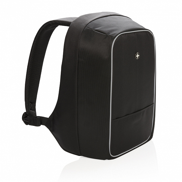 Рюкзак для ноутбука Swiss Peak с защитой от карманников с логотипом в Волгограде заказать по выгодной цене в кибермаркете AvroraStore
