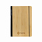 Блокнот Scribe с обложкой из бамбука, А5, 80 г/м² с логотипом в Волгограде заказать по выгодной цене в кибермаркете AvroraStore
