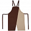 Фартук Picante, коричневый с бежевым с логотипом в Волгограде заказать по выгодной цене в кибермаркете AvroraStore