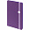 Блокнот Shall Round, фиолетовый с логотипом в Волгограде заказать по выгодной цене в кибермаркете AvroraStore
