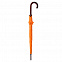 Зонт-трость Standard, оранжевый с логотипом в Волгограде заказать по выгодной цене в кибермаркете AvroraStore