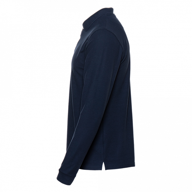 Рубашка поло Рубашка мужская 104LS Тёмно-синий с логотипом в Волгограде заказать по выгодной цене в кибермаркете AvroraStore