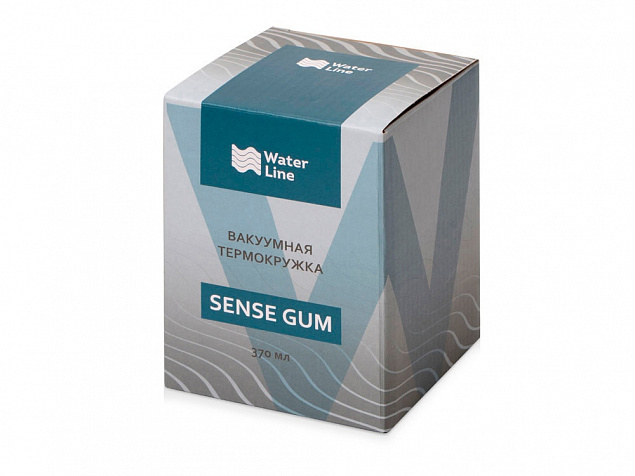 Вакуумная термокружка «Sense Gum», непротекаемая крышка, soft-touch с логотипом в Волгограде заказать по выгодной цене в кибермаркете AvroraStore
