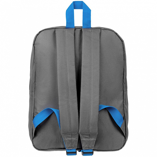 Рюкзак Sensa, серый с синим с логотипом в Волгограде заказать по выгодной цене в кибермаркете AvroraStore