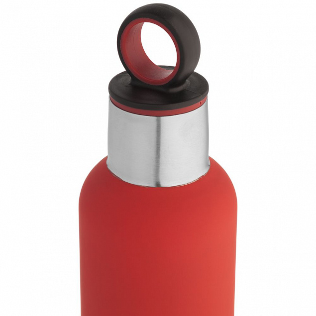 Термобутылка Sherp, красная с логотипом в Волгограде заказать по выгодной цене в кибермаркете AvroraStore
