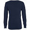 Пуловер женский Glory Women, темно-синий с логотипом в Волгограде заказать по выгодной цене в кибермаркете AvroraStore
