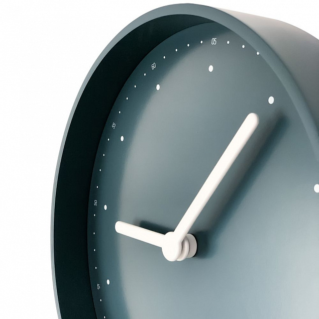 Часы настенные Waldo, темно-синие с логотипом в Волгограде заказать по выгодной цене в кибермаркете AvroraStore