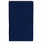 Флисовый плед Warm&Peace, синий с логотипом в Волгограде заказать по выгодной цене в кибермаркете AvroraStore