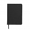 Ежедневник недатированный Campbell, А5,  черный, белый блок с логотипом в Волгограде заказать по выгодной цене в кибермаркете AvroraStore