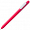 Ручка шариковая Slider, розовая с белым с логотипом в Волгограде заказать по выгодной цене в кибермаркете AvroraStore