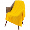 Плед Marea, желтый с логотипом в Волгограде заказать по выгодной цене в кибермаркете AvroraStore
