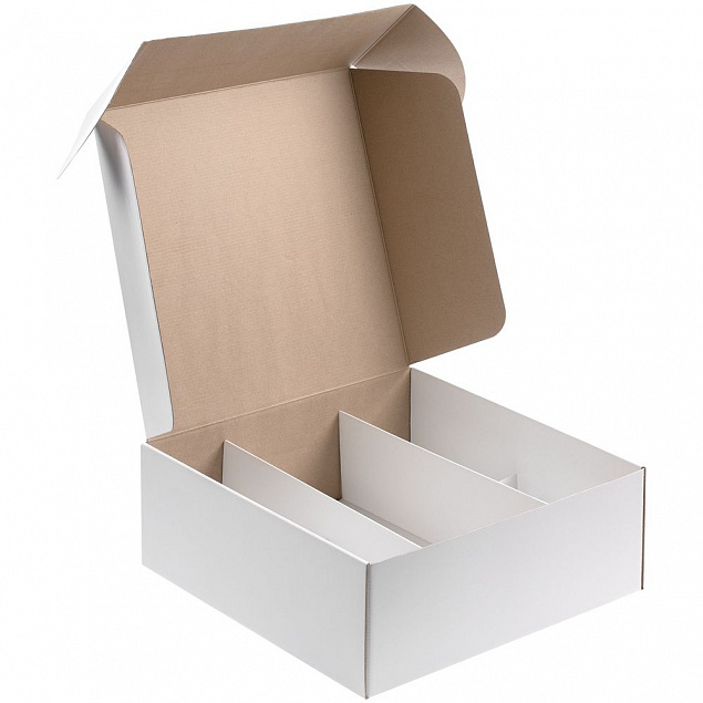 Коробка для пледа и бокалов с логотипом в Волгограде заказать по выгодной цене в кибермаркете AvroraStore