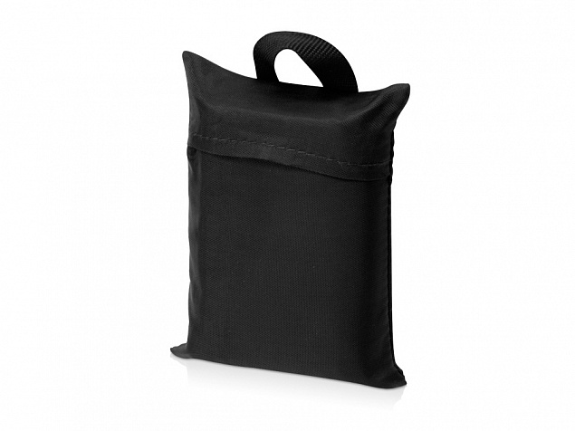 Плед для пикника Spread в сумочке, черный с логотипом в Волгограде заказать по выгодной цене в кибермаркете AvroraStore
