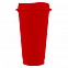 Стакан с крышкой Color Cap, красный с логотипом в Волгограде заказать по выгодной цене в кибермаркете AvroraStore