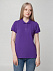 Рубашка поло женская Virma Lady, фиолетовая с логотипом в Волгограде заказать по выгодной цене в кибермаркете AvroraStore