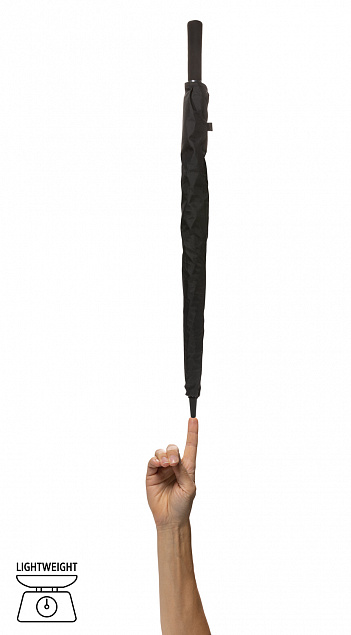 Ультралегкий зонт-трость Swiss Peak из rPET Aware™, 25" с логотипом в Волгограде заказать по выгодной цене в кибермаркете AvroraStore