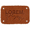 Лейбл кожаный Beta, S, горчичный с логотипом в Волгограде заказать по выгодной цене в кибермаркете AvroraStore
