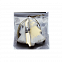 Ёлочная игрушка Ёлочка (белый с золотым ) с логотипом в Волгограде заказать по выгодной цене в кибермаркете AvroraStore