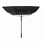 Зонт-трость Bora, черный с логотипом в Волгограде заказать по выгодной цене в кибермаркете AvroraStore