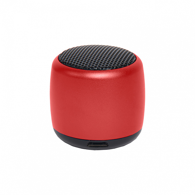 Портативная mini Bluetooth-колонка Sound Burger "Loto" красный с логотипом в Волгограде заказать по выгодной цене в кибермаркете AvroraStore