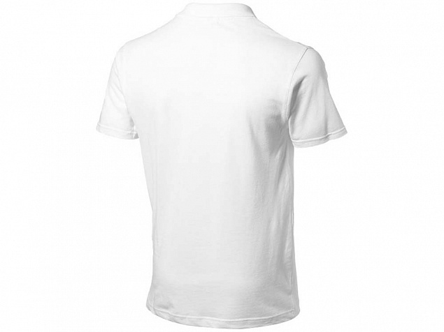 Рубашка поло First мужская, белый с логотипом в Волгограде заказать по выгодной цене в кибермаркете AvroraStore